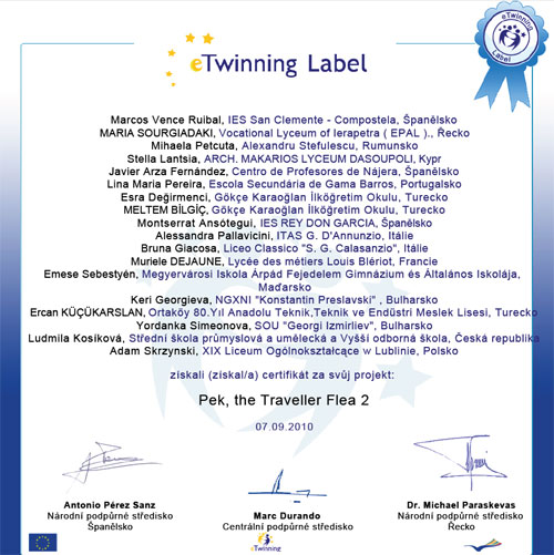 Certifikace eTwinning
